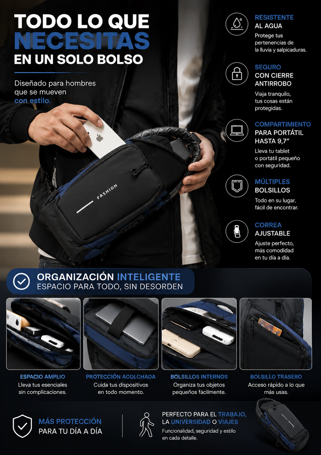 Bolso Manos Libres Deportivo Antirrobo Oferta por tiempo limitado!  •Envío GRATIS
